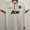Manchester United 2013-14 Away White Retro Jersey