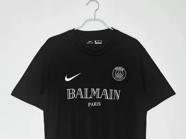 Paris Saint-Germain 2020-21 Black Retro Training Jersey - Image 3