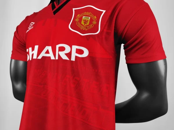 Manchester United 1994-96 Home Retro Jersey - Image 3