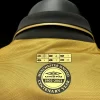 Manchester United 2001-02 100th Anniversary Edition Gold Retro Jersey - Image 3