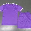 Real Madrid 2016-17 Kids Retro Purple Fan Jersey - Image 5
