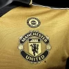 Manchester United 2001-02 100th Anniversary Edition Gold Retro Jersey - Image 6