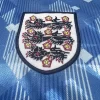 England 1990-91 Blue Retro Jersey - Image 7