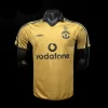 Manchester United 2001-02 100th Anniversary Edition Gold Retro Jersey - Image 7