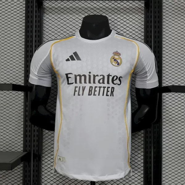 Real Madrid 2025-26 Home Jersey Player Version