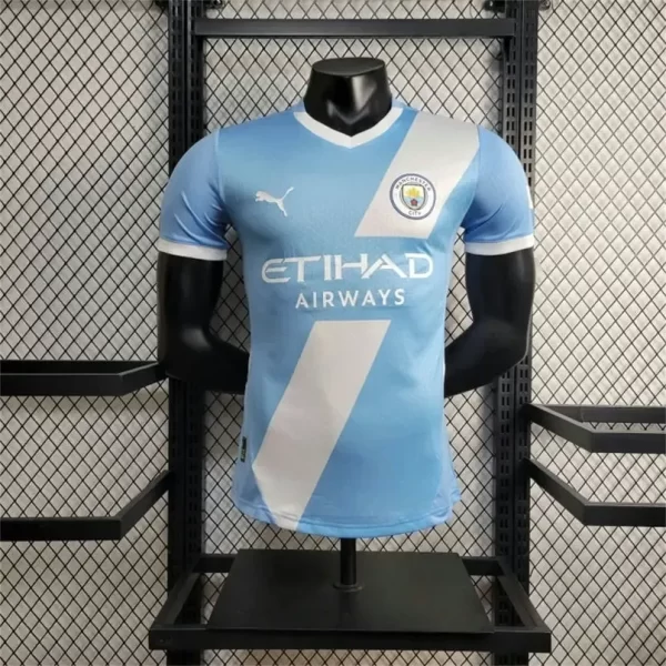 Manchester City 2025-26 Home Jersey Player Version