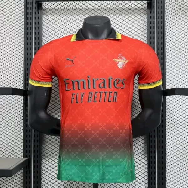 AC Milan 2025-26 Co-Branded Jersey Player Version 2
