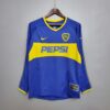 Boca Juniors 2003-04 Home Long Sleeve Retro Jersey