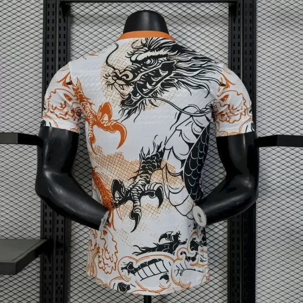 Real Madrid 2025-26 Black & White Dragon Special Edition Jersey Player Version - Image 2