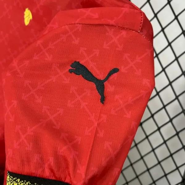 AC Milan 2025-26 Co-Branded Red Kids Kit - Image 3