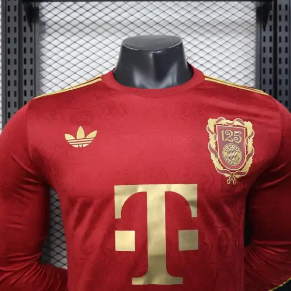 Bayern Munich 2025-26 125th Anniversary Jersey Long Sleeve Player Version - Image 3