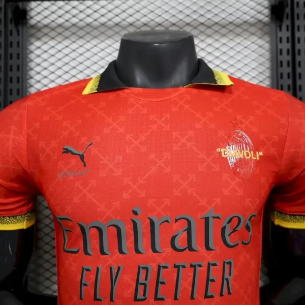 AC Milan 2025-26 Co-Branded Jersey Player Version 2 - Image 3