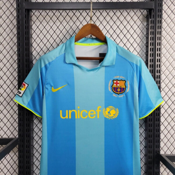 Barcelona 2007-08 Away Retro Jersey - Image 7