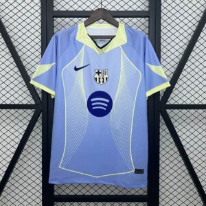 Barcelona 2025-26 Light Blue & Neon Yellow Special Edition Jersey Fan Version