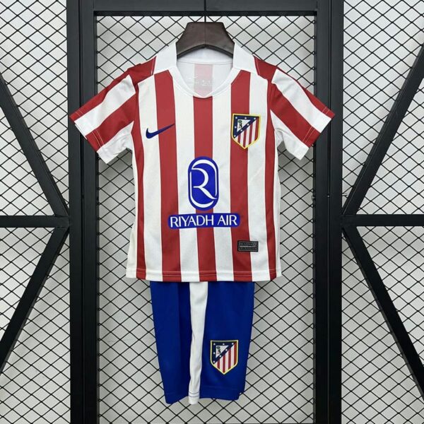 Atletico Madrid 2025-26 Home Kids Kit