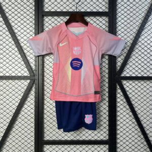Barcelona 2025-26 Special Edition Pink Kids Kit