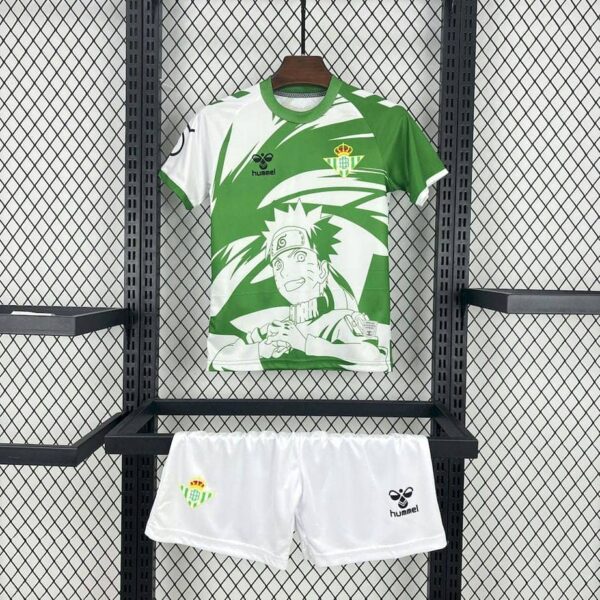 Real Betis 2025-26 Hummel x Limited Edition Naruto Kids Kit
