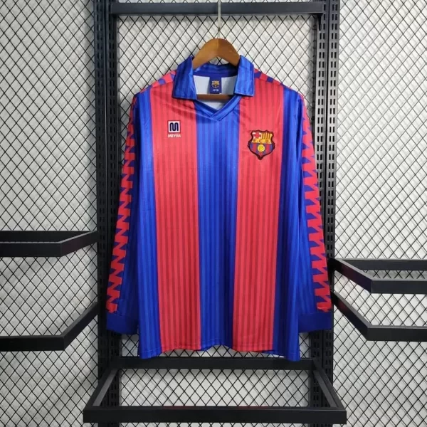 Barcelona 1992 Home Long Sleeve Retro Jersey