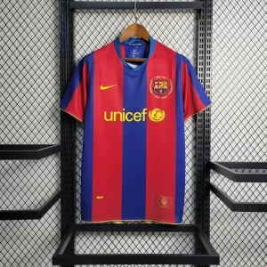 Barcelona 2007-08 Home Retro Jersey