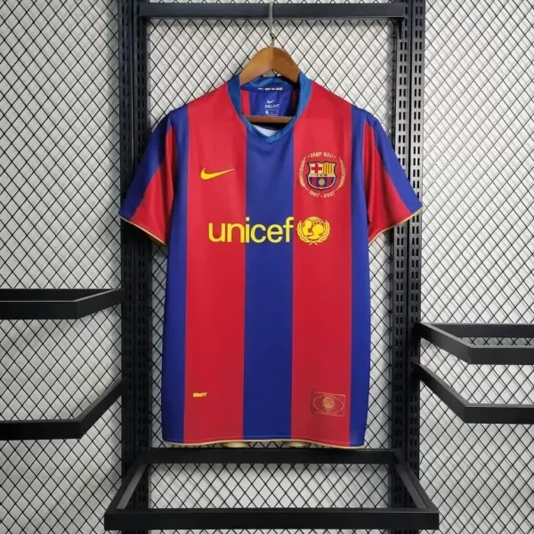 Barcelona 2007-08 Home Retro Jersey