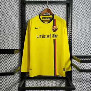 Barcelona 2008-09 Away Long Sleeve Retro Jersey