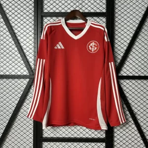 Brazil Internacional 2025-26 Home Long Sleeve Jersey Fan Version