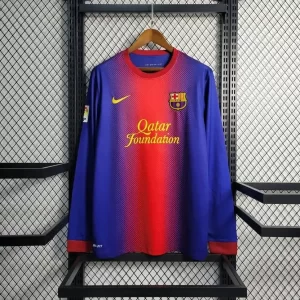 Barcelona 2012-13 Home Long Sleeve Retro Jersey