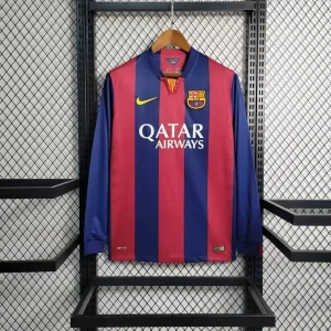Barcelona 2014-15 Home Long Sleeve Retro Jersey