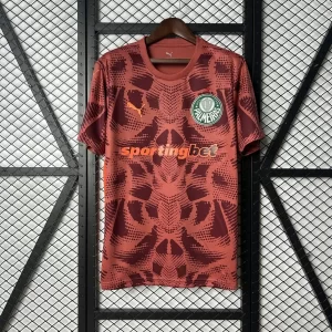 Palmeiras 2025-26 Goalkeeper Red Jersey Fan Version