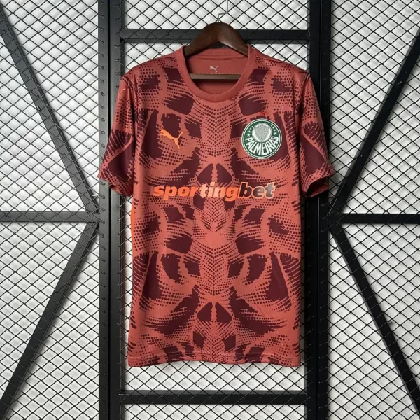 Palmeiras 2025-26 Goalkeeper Red Jersey Fan Version