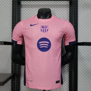 Barcelona 2025-26 Pink Jersey Player Version