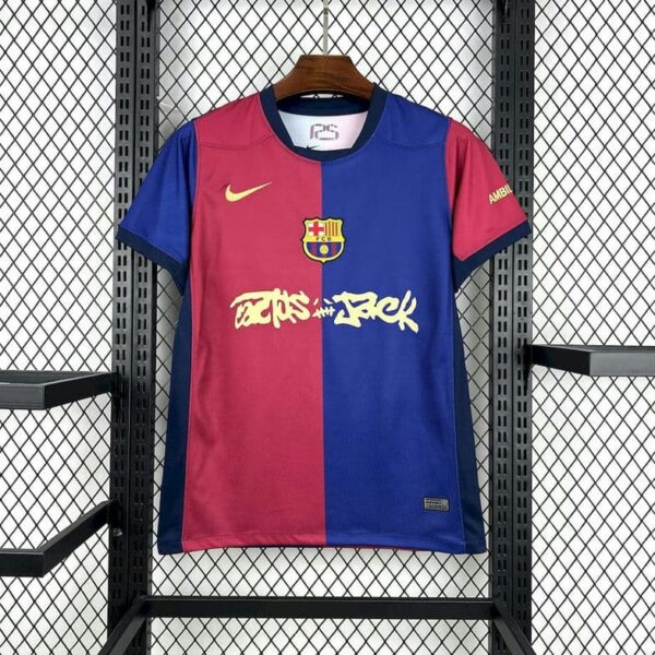Barcelona 2024-25 Home Travis Scott Special Edition Fan Version