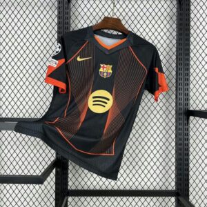 Barcelona 2025-26 Black & Orange Special Edition Jersey Fan Version
