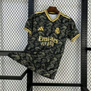 Real Madrid 2025-26 Black Golden Dragon Special Edition Jersey