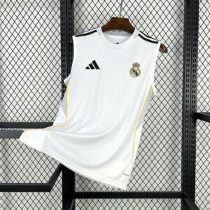 Real Madrid 2025-26 White Vest Jersey