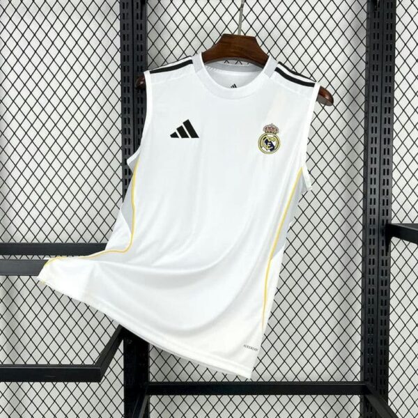 Real Madrid 2025-26 White Vest Jersey