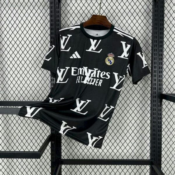 Real Madrid x Louis Vuitton 2025-26 Black Special Edition Jersey