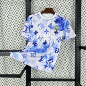 Real Madrid x Louis Vuitton 2025-26 White Monogram Special Edition Jersey