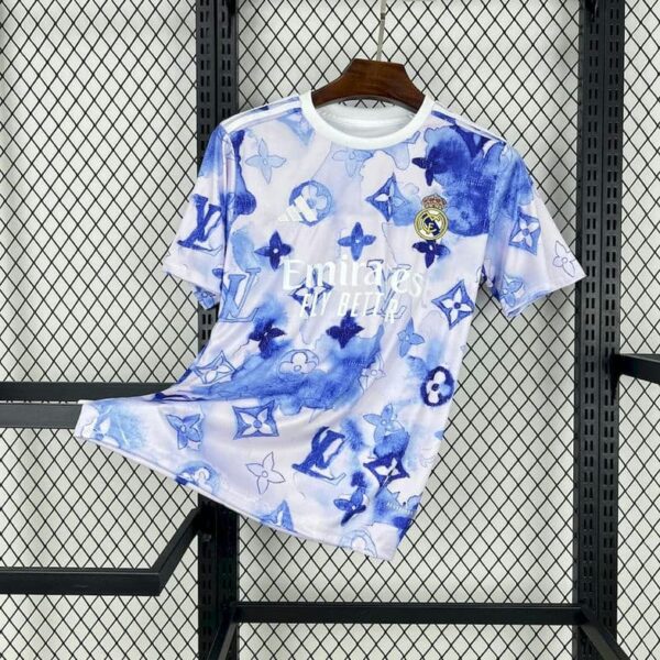 Real Madrid x Louis Vuitton 2025-26 White Monogram Special Edition Jersey