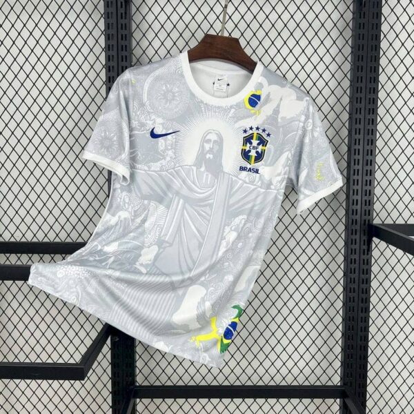 Brazil 2025-26 Jesus Special Edition White Jersey Fan Version