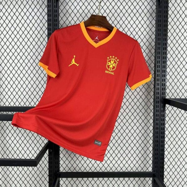 Brazil 2025-26 Jordan Red Special Edition Jersey