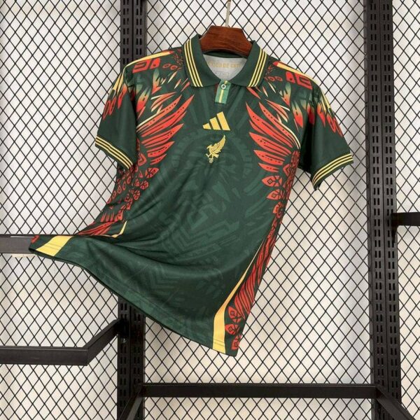 Mexico 2025-26 Special Edition Dark Green & Red Jersey