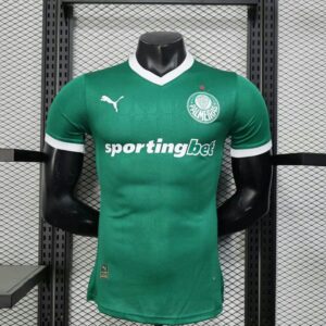 Palmeiras 2025-26 Home Jersey With All Sponsors Player Version