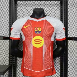 Barcelona 2025-26 Red & White Special Edition Jersey Player Version