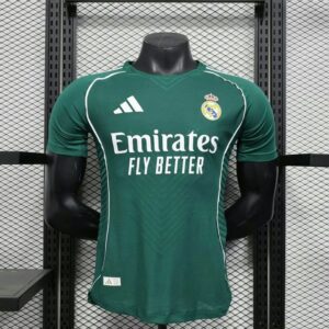 Real Madrid 2025-26 Green Special Edition Jersey Player Version