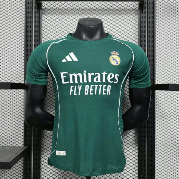 Real Madrid 2025-26 Green Special Edition Jersey Player Version