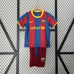 Barcelona 2010-11 Home Retro Kids Kit