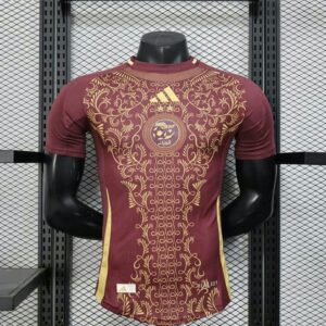 Algeria 2025-26 Maroon & Gold Special Edition Jersey Player Version