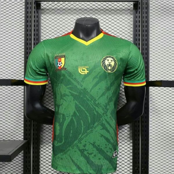 Cameroon 2025-26 Green Jersey Player Version