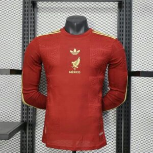 Mexico 2025-26 Red Special Edition Long Sleeve Jersey Player Version